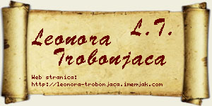 Leonora Trobonjača vizit kartica